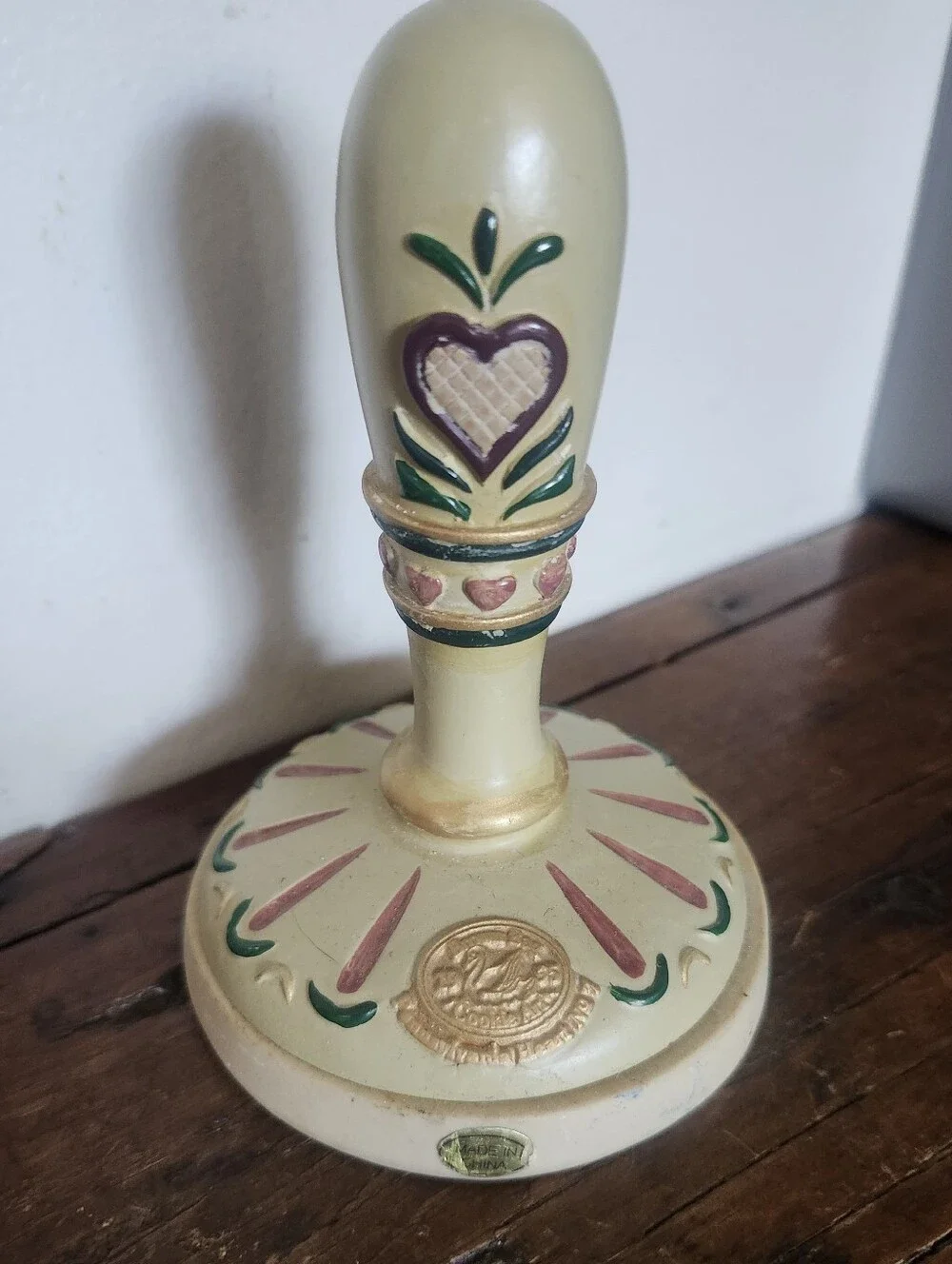 Vtg Brown Bag Cookie Art Stamp Press